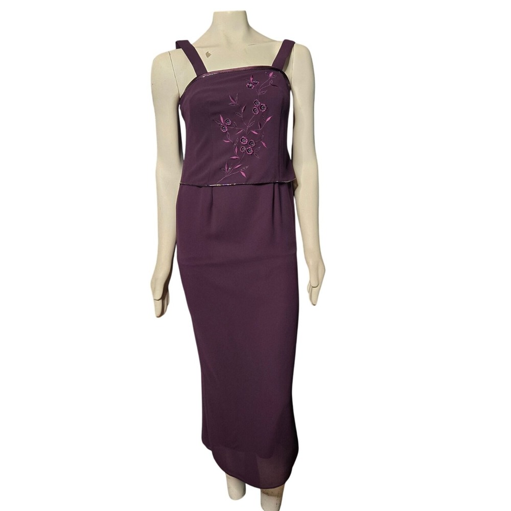 Vintage Y2K Women's 6P Formal Prom Wedding Guest Mother of Bride Beaded Embroide